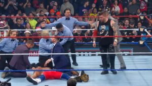 Read more about the article Kevin Owens Snaps at Cody Rhodes and Triple H After Saturday Night’s Main Event – Leaked Footage Revealed!