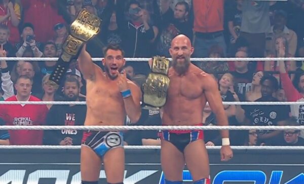 WWE SmackDown 6 Dec 2024 DIY Winning tag titles Picture