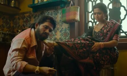 Watch Pushpa 2: The Rule Trailer Rashmika putting her feet on Allu Arjun's beard Photo