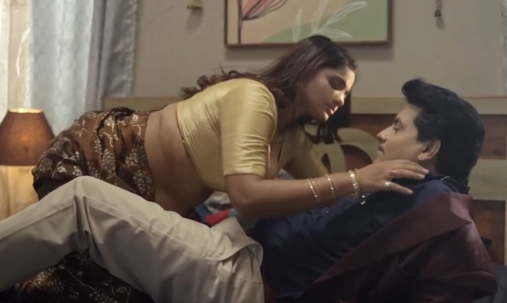 ULLU Aah Se Aaha Tak Bharti Jha bedroom scene photo