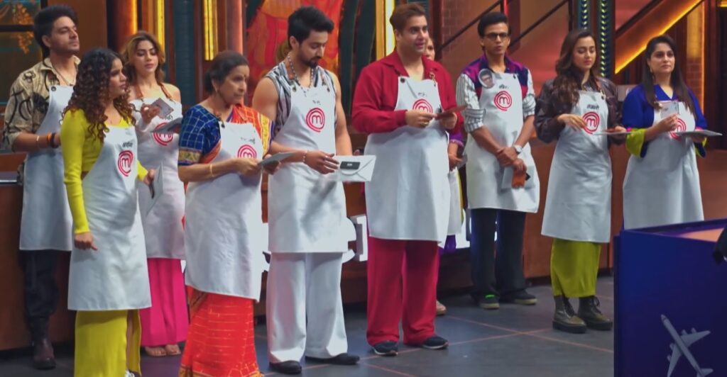 Celebrity MasterChef India Episode 3 (29 Jan 2025) All chosen pairs for the fusion challenge standing together
