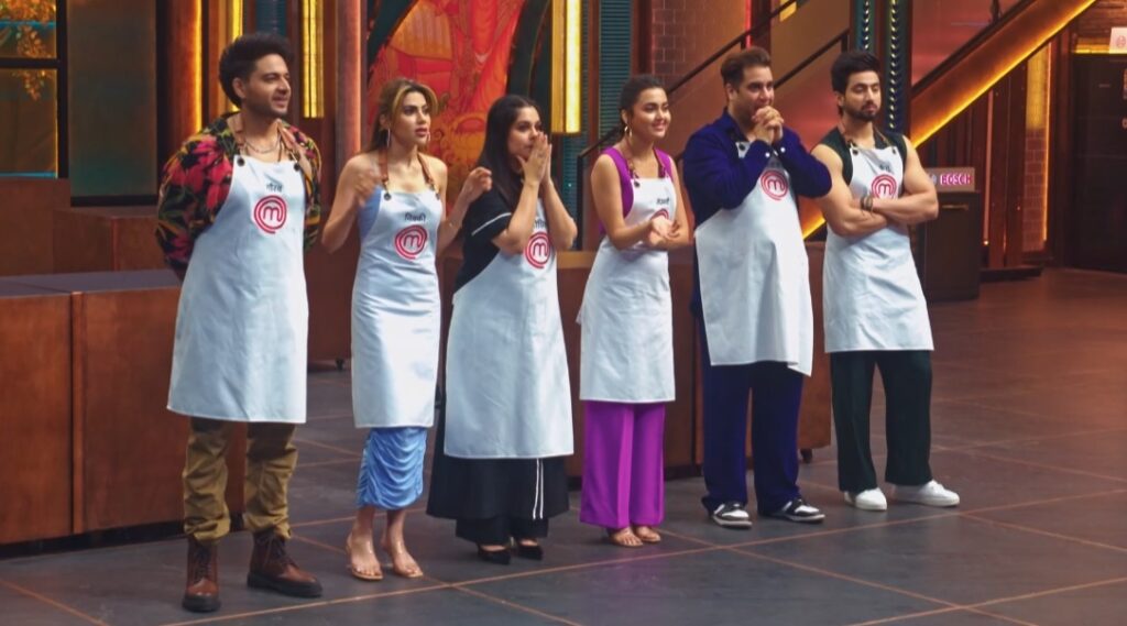 Celebrity MasterChef India Episode 5 (31 Jan 2025) All 6 contestant seeing Vikas Khanna dish brahmaand