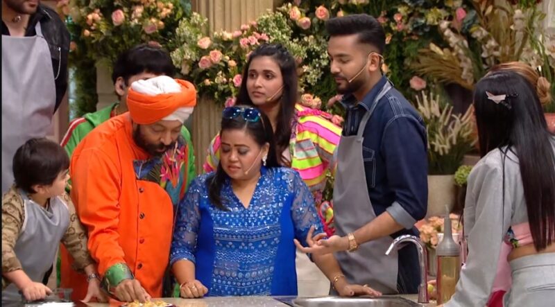 Colors TV Laughter Chefs Season 2 Episode 1 (25 Jan 2025) Chef Harpal Singh Sokhi tasting Elvish Yadav and Abdu Rozik's sweet dish