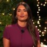 Love Island: All Stars Season 2 Episode 7 India Reynolds at interview with host Maya Jama, after getting dumped