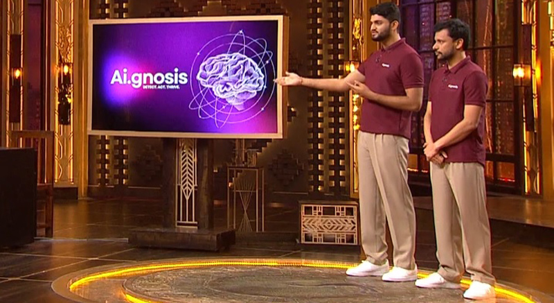Shark Tank India Season 4 Episode 14 Aignosis founders impressing sharks