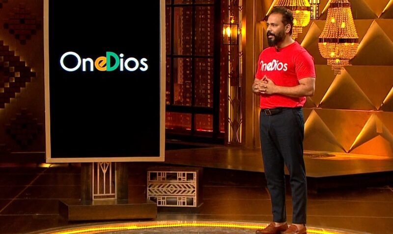 Shark Tank India Season 4 Episode 4 OneDios brand Nitin Chawla giving his pitch
