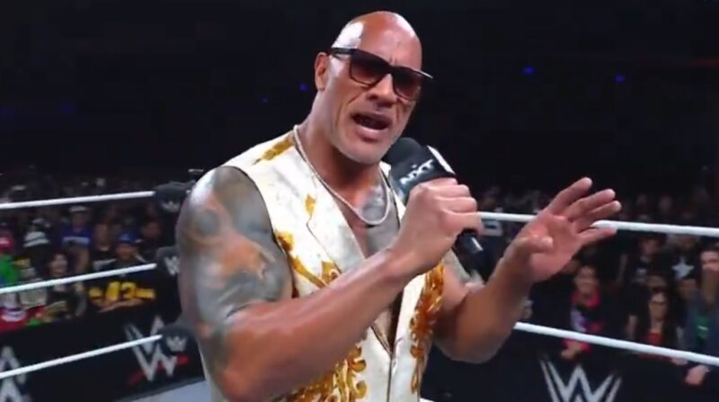 WWE NXT New Year's Evil (2025) The Rock main event segment Photo