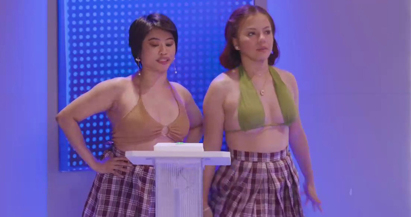 VMX Wow Mani Season 1 (2025) Episode 3 Battle of the Braless Quiz Contest tops off by Girls