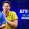 Afghanistan vs Australia (Champions Trophy) 28 Feb 2025 Hashmatullah Shahidi vs Steve Smith battle