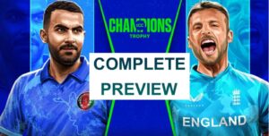 Read more about the article Afghanistan vs England (Champions Trophy) 26 Feb 2025 – Dream11 Tips, Pitch Report, Match Time & Live Streaming Details