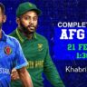 Afghanistan vs South Africa (Champions Trophy) 21 Feb 2025 Hashmatullah Shahidi vs Temba Bavuma battle