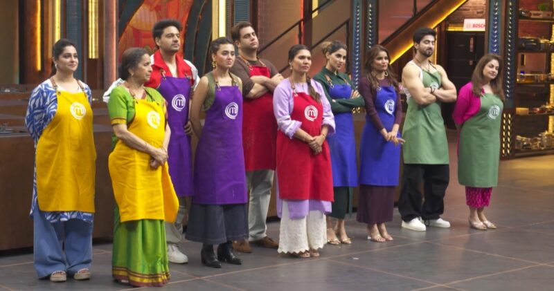 Celebrity MasterChef India Episode 18 (19 Feb 2025) Judges announcing results of blind wall challenge to contestants