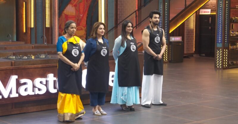 Celebrity MasterChef India Episode 20 (21 Feb 2025) All 4 Unsafe Celebrity Contestants hearing Black Apron Challenge Rules