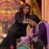 Colors TV Laughter Chefs Season 2 Episode 6 Bharti Singh worshipping Do Not Touch Mata Rubina Dilaik