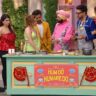 Colors TV Laughter Chefs Season 2 Episode 8 Chef Harpal Singh Sokhi enjoying the Bharwan Masala Bhindi and Butter Tandoori Roti cooked by Ankita Lokhande and Vicky Jain