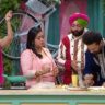 Colors TV Laughter Chefs Season 2 Episode 9 (22 Feb 2025) Chef Harpal Singh Sokhi tasting Singhade Ke Vade made by Rubina Dilaik and Rahul Vaidya