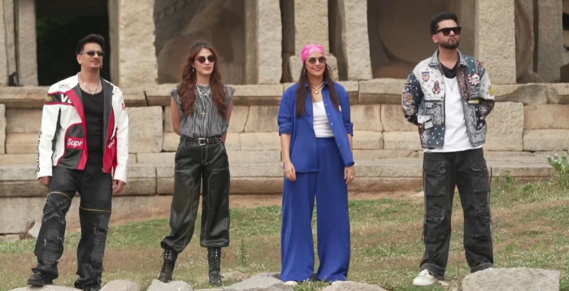 MTV Roadies Double Cross Episode 13 (22 Feb 2025) Prince, Rhea, Neha, and Elvish at task location