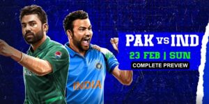 Read more about the article Pakistan vs India (Champions Trophy) 23 Feb 2025 – Dream11 Tips, Pitch Report, Match Time & Live Streaming Details!