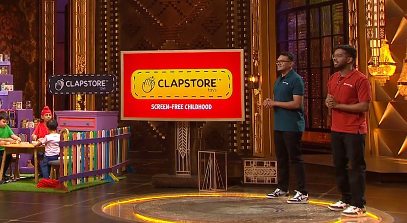 Shark Tank India Season 4 Episode 22 Clapstore Toys founders impressing sharks