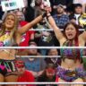 WWE RAW 10 Feb 2025 Damage CTRL IYO and Dakota celebrating their win