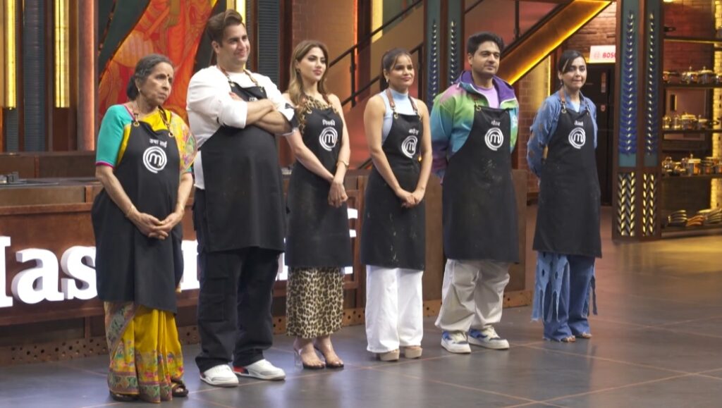 Celebrity MasterChef India Episode 41 (24 March 2025) All 6 Celebrity Participants hearing auction challenge verdict from judges