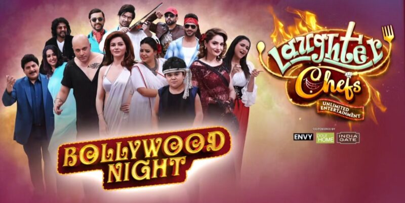 Colors TV Laughter Chefs Season 2 Episode 11 (Bollywood Night Special) All Celebrity Contestants in Fancy dress as Indian Film stars
