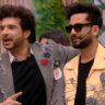 Colors TV Laughter Chefs Season 2 Episode 17 Karan Kundrra and Elvish Yadav standing together as the new pair