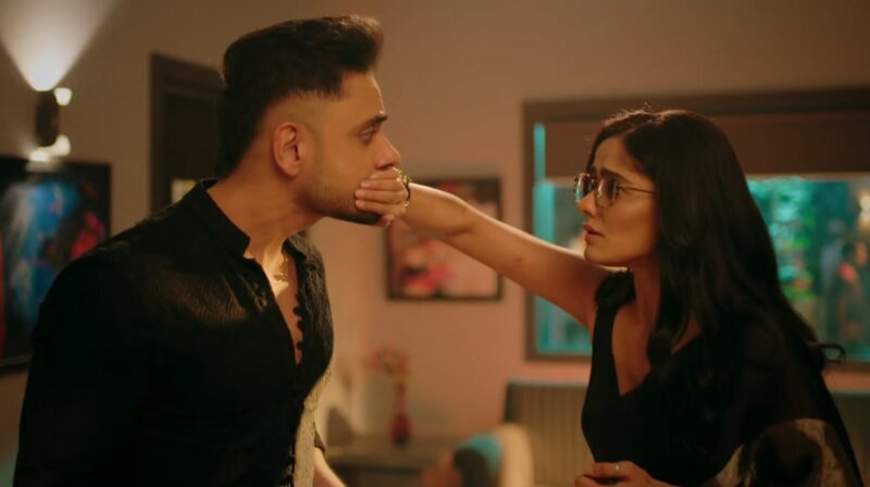 Colors TV Mannat Episode 47 (11 March 2025) Mannat shutting Vikrant's mouth with her hand