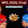 DC-W vs MI-W (WPL Season 3 Final) 15 March 2025 Meg Lanning vs Harmanpreet Kaur battle