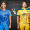 India Masters vs Australia Masters Semi Final Captains of both teams showing swag
