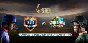Read more about the article India Masters vs South Africa Masters (International Masters League T20) – Dream11 Tips, Pitch Report, Match Time & Live Streaming (1 March 2025)