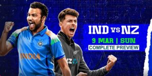 Read more about the article India vs New Zealand (Champions Trophy Final) 9 March 2025 – Dream11 Tips, Pitch Report, Match Time & Live Streaming Details