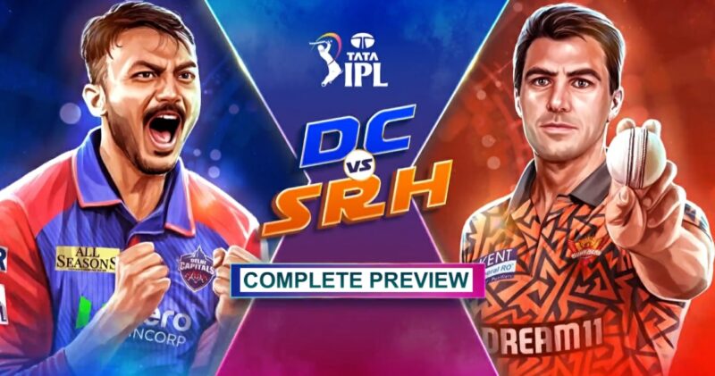 DC vs SRH (IPL 2025) Match 10 Axar Patel vs Pat Cummins battle