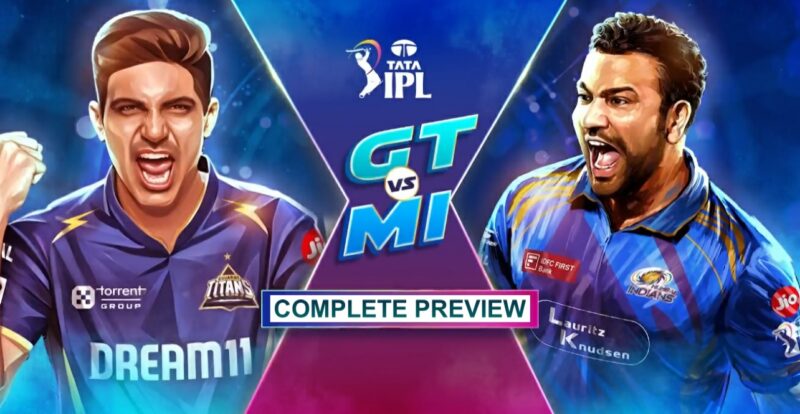 GT vs MI (IPL 2025) Match 9 Shubman Gill vs Rohit Sharma battle