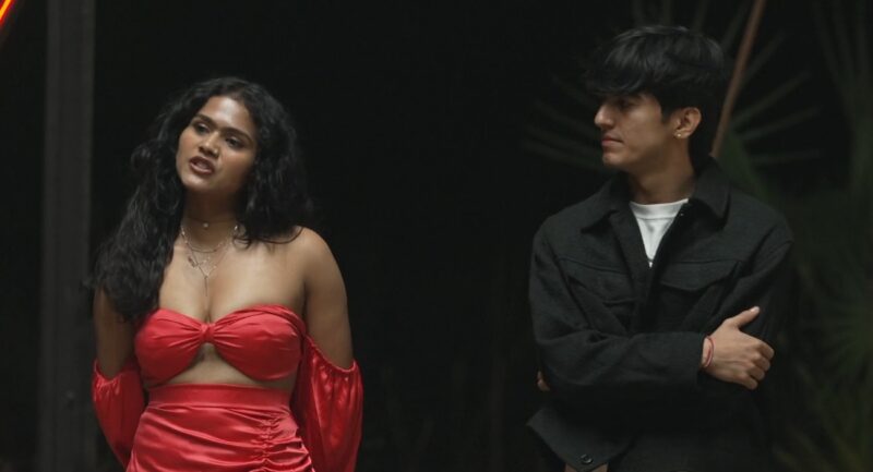 MTV Roadies Double Cross Episode 15 (1 March 2025) Ruchita and Vinod eliminated participants standing together