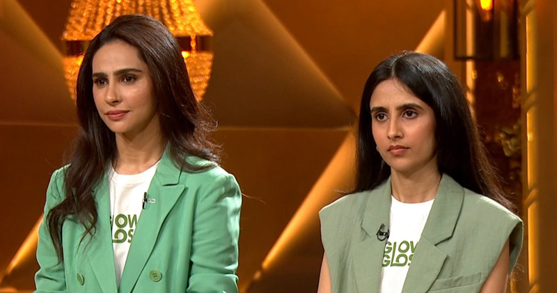 Shark Tank India Season 4 Episode 42 Glow Glossary founders impressing sharks