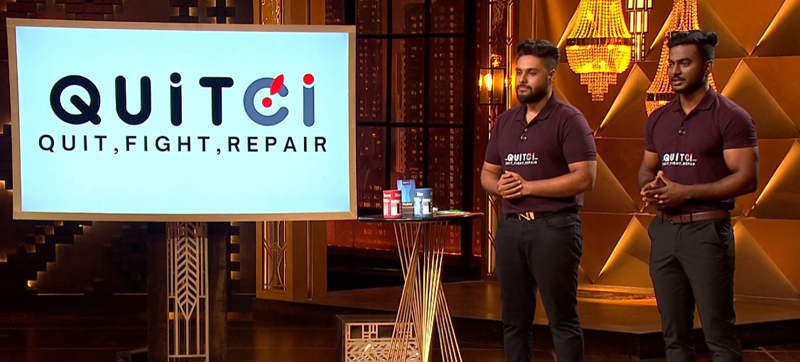 Shark Tank India Season 4 Episode 48 QuitCi founders impressing sharks