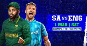 Read more about the article South Africa vs England (Champions Trophy) 1 March 2025 – Dream11 Tips, Pitch Report, Match Time & Live Streaming Details