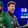 South Africa vs New Zealand (Champions Trophy Semi-Final) 5 March 2025 Rohit Sharma vs Steve Smith battle