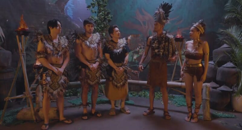 VMX Wow Mani Season 1 (2025) Episode 4 Janno Gibbs as tribal guard Antonio protecting Queen