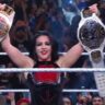 WWE NXT Roadblock (2025) Stephanie Vaquer double champion celebration