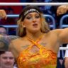 AEW Dynamite 9 April 2025 Recap Kris Statlander Showing off her muscles during Owen Hart Foundation Tournament Quarterfinals