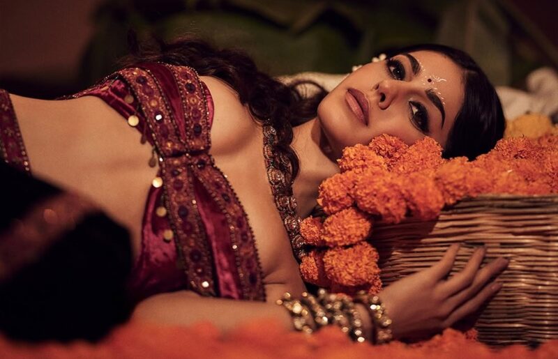 Alaya F showing her curves in Khush Wedding Magazine April 2025 Photoshoot 