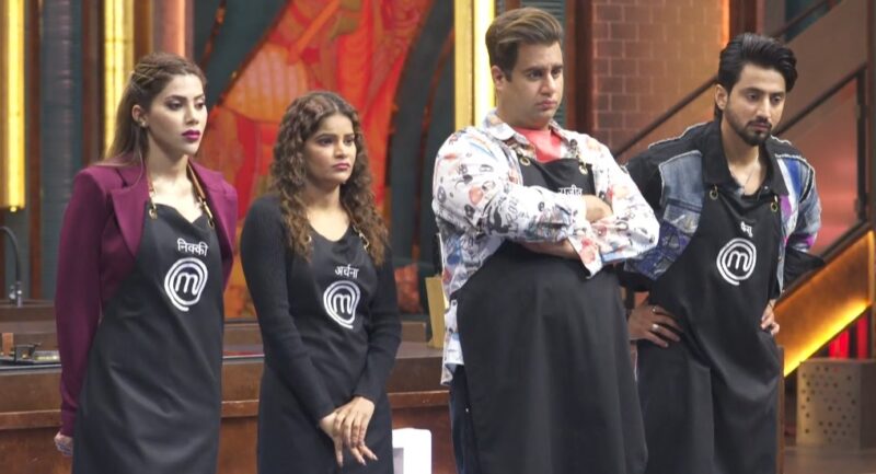 Celebrity MasterChef India Episode 48 (2 April 2025) Celebrity Cooks hearing No recipe Pressure test challenge rules