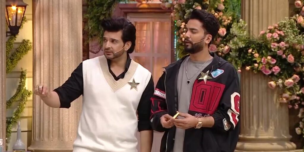 Colors TV Laughter Chefs Season 2 Episode 24 Comedy reaction of Karan Kundrra and Elvish Yadav