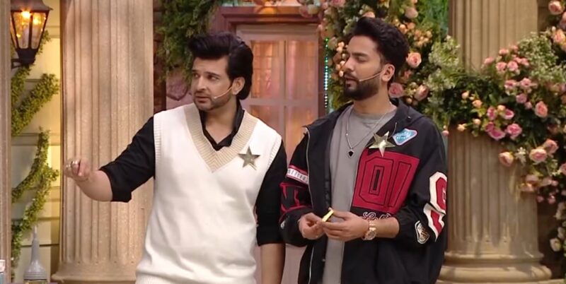 Colors TV Laughter Chefs Season 2 Episode 24 Comedy reaction of Karan Kundrra and Elvish Yadav