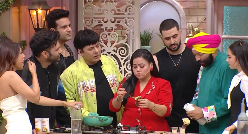 Colors TV Laughter Chefs Season 2 Episode 25 Chef Harpal tasting Aly Goni and Reem Shaikh cooked dishes