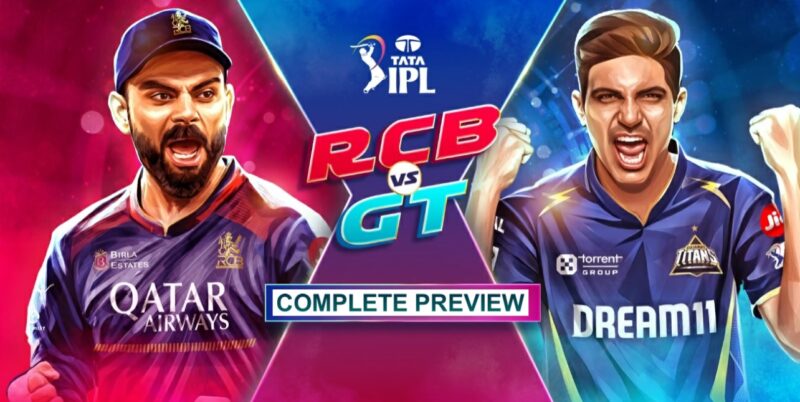 RCB vs GT (IPL 2025) Match 14 Virat Kohli vs Shubman Gill battle