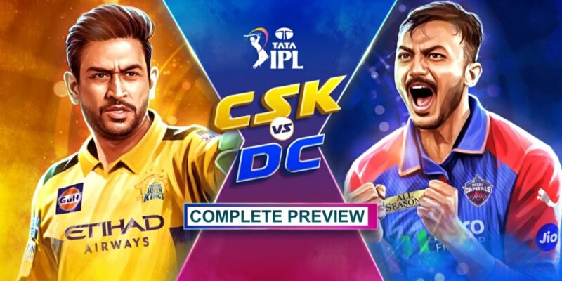 CSK vs DC (IPL 2025) Match 17 MS Dhoni vs Axar Patel Battle
