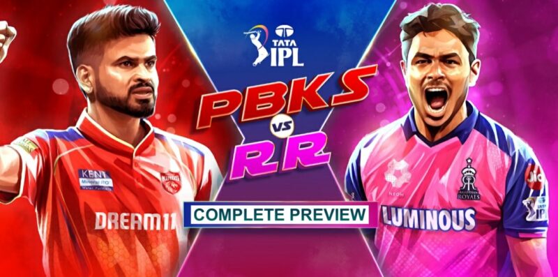 PBKS vs RR (IPL 2025) Match 18 – Dream11 Tips, Pitch Report, Match Time & Live Streaming Details!